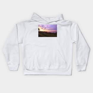 Surise over a Camp Site near Hagnau - Lake Constance Kids Hoodie